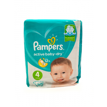 PAMPERS Подгузники Active Baby Maxi Стандартная Упаковка 20