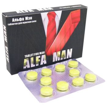 Мужские таблетки Alfa Man