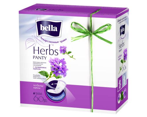 Ежедневные прокладки Bella Panty Herbs Verbena 60 шт