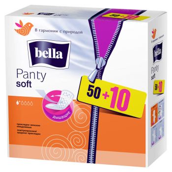 Ежедневные прокладки Bella Panty Soft 50 +10 шт