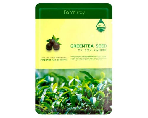 Омолаживающая маска с семенами зеленого чая от FarmStay