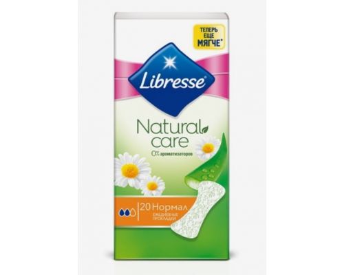 Libresse ежедн прокладки Natural Care Normal 20 шт.