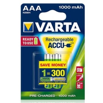 Аккумулятор R2U Micro 1000mAh  1.2V - HR03/AAA (2 шт)
