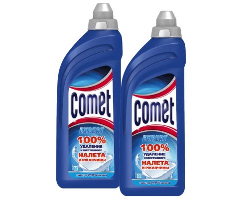 "Чистящий гель для ванной комнаты Comet". Средство чистящее с дезинфицирующим эффектом 500мл