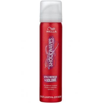 Wella Shockwaves 65 мл., Сухой шампунь. Свежесть корней и объем