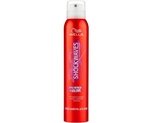 Wella Shockwaves Сухой шампунь для волос STYLE REFRESH & VOLUME 180 мл