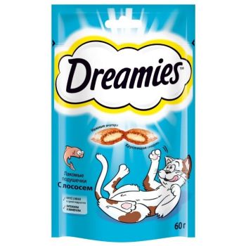 Dreamies лакомство с лососем 6*60г