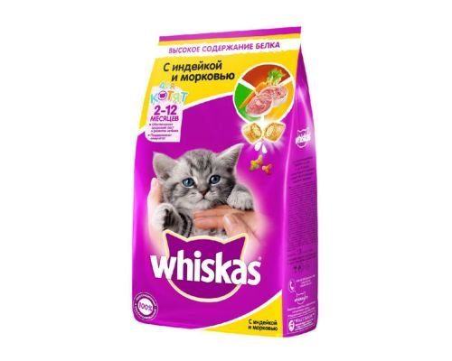 Whiskas котят.мол/пд ИндМор 4*1.9кг