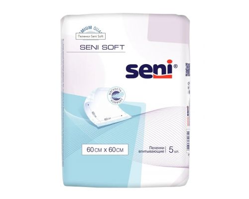 Пеленки гигиенические Seni Soft 60 x 60 cм 5 шт.