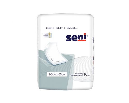 Пеленки гигиенические Seni soft Basic 90 x 60 см 10 шт.
