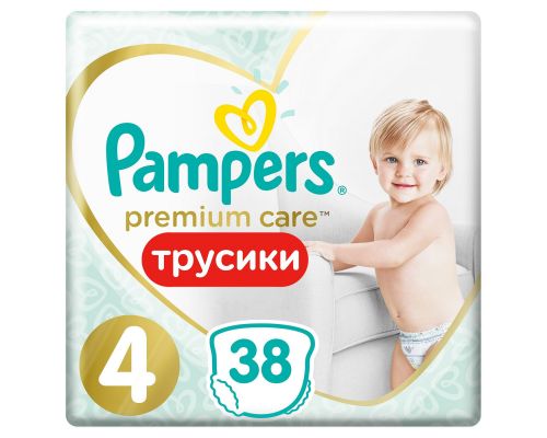 PAMPERS Подгузники-трусики Premium Care Pants для мальчиков и девочек Maxi (9-15 кг) Экономичная Упа
