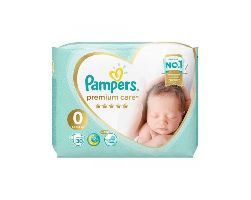 PAMPERS Подгузники Premium Care Newborn (1.5-2.5кг) Упаковка 30
