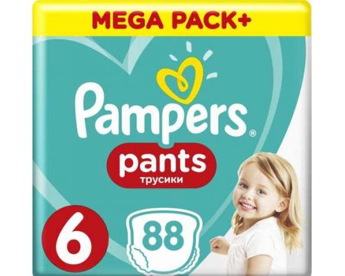 PAMPERS Подгузники-трусики Pants Extra Large Мега Упаковка 88