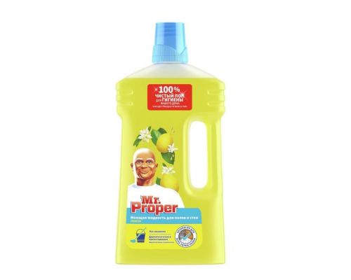 MR PROPER Моющая жидкость для полов и стен Лимон 1л